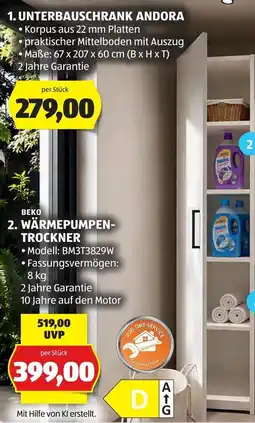 Hofer Beko Wärmepumpentrockner Angebot