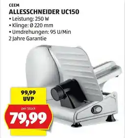 Hofer CEEM Allesschneider UC150 Angebot