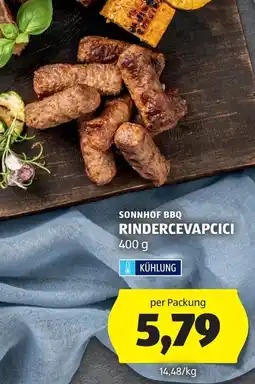 Hofer Sonnhof bbq rindercevapcici Angebot