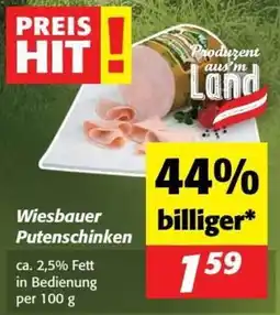 Nah&Frisch Wiesbauer Putenschinken Angebot