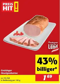 Nah&Frisch Greisinger Heurigenkarree Angebot