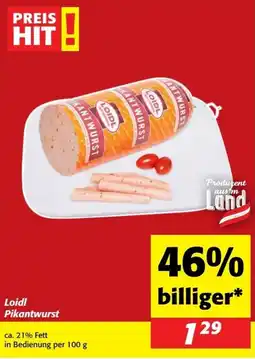 Nah&Frisch Loidl Pikantwurst Angebot