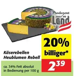Nah&Frisch Käserebellen Heublumen Rebel Angebot