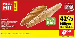 Nah&Frisch Haubis Bio Salzstangerl Angebot