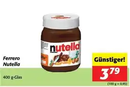 Nah&Frisch Ferrero Nutella Angebot