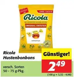 Nah&Frisch Ricola Hustenbonbons Angebot