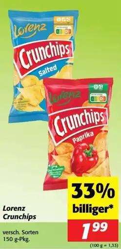 Nah&Frisch Lorenz Crunchips Angebot