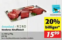 Nah&Frisch donauland - RIND Vorderes Rindfleisch Angebot
