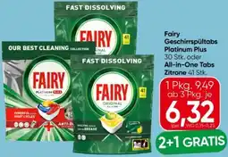 Eurospar Fairy Geschirrspültabs Platinum Plus Angebot