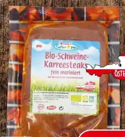 Eurospar Spar Natur pur Bio-Schweine-Karreesteaks Angebot