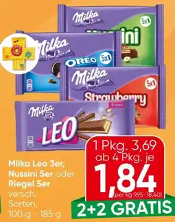 Eurospar Milka Riegel Leo Angebot
