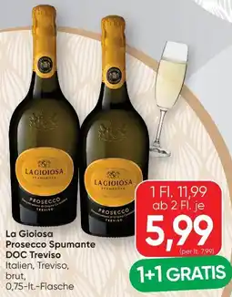 SPAR Gourmet La Gioiosa Prosecco Spumante Treviso Angebot