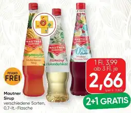 SPAR Gourmet Mautner Markhof Sirup Angebot