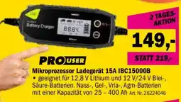 Forstinger PROUSER Mikroprozessor Ladegerät 15A IBC15000B Angebot