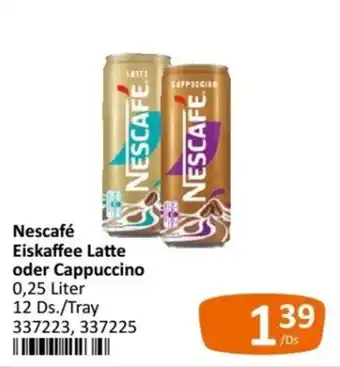 Nescafé Eiskaffee Latte oder Cappuccino