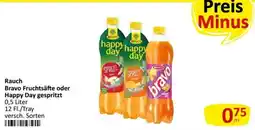 Kastner Rauch Bravo Fruchtsäfte oder Happy Day gespritzt Angebot