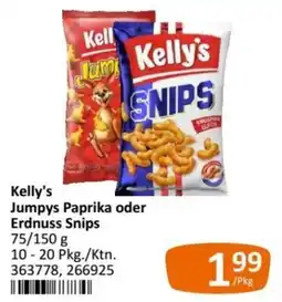 Kastner Kelly's Jumpys Paprika oder Erdnuss Snips Angebot