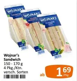 Kastner Wojnar's Sandwich Angebot