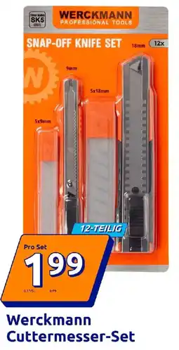 Action Werckmann Cuttermesser-Set Angebot