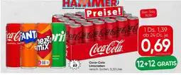Eurospar Coca-Cola Limonaden Angebot