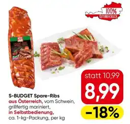 Eurospar S-BUDGET Spare-Ribs Angebot