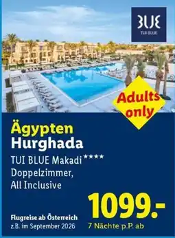 Lidl Reisen Ägypten Hurghada TUI BLUE Makadi Angebot