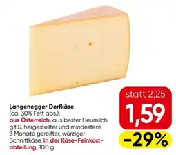 Eurospar Langenegger Dorfkäse Angebot