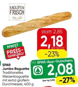 Eurospar SPAR Jumbo Baguette Angebot