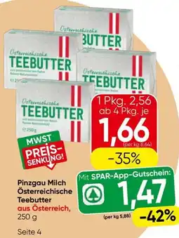 Eurospar Pinzgau Milch Österreichische Teebutter Angebot