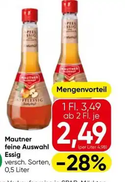 Eurospar Mautner feine Auswahl Essig Angebot