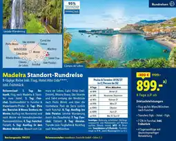 Lidl Reisen Madeira Standort-Rundreise Angebot