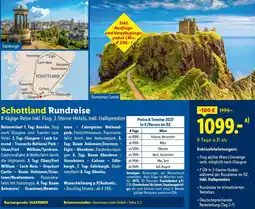 Lidl Reisen Schottland Rundreise Angebot