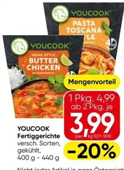 Eurospar Youcook Fertiggerichte Angebot