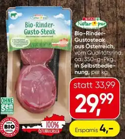 Eurospar Bio-Rinder-Gusto-Steak Angebot