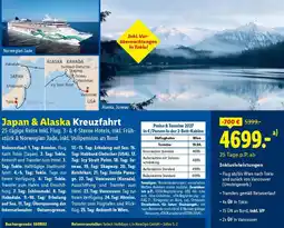Lidl Reisen Japan & Alaska Kreuzfahrt Angebot