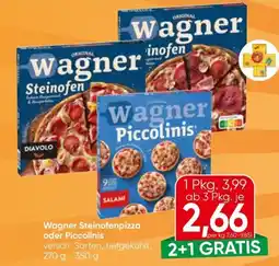 Eurospar Wagner Steinofenpizza oder Piccolinis Angebot