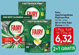 Eurospar Fairy Geschirrspültabs Platinum Plus Angebot