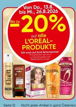 Eurospar L'OREAL-PRODUKTE Angebot