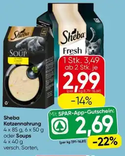 Eurospar Sheba Katzenahrung Angebot