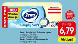 Eurospar Zewa Simply Soft Toilettenpapier Angebot