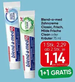 Eurospar Blend-a-med Zahncreme Angebot