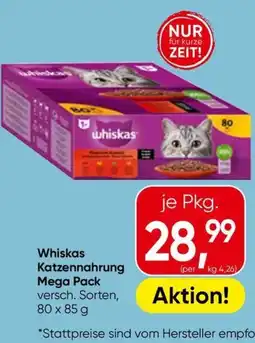 Eurospar Whiskas Katzennahrung Mega Pack Angebot