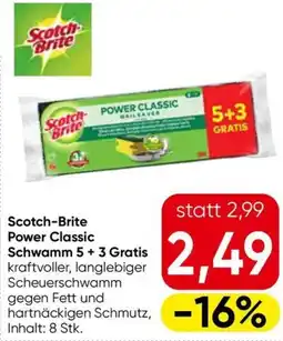 Eurospar Scotch-Brite Power Classic Schwamm Angebot