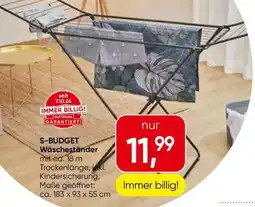 Eurospar S-Budget Wäscheständer Angebot