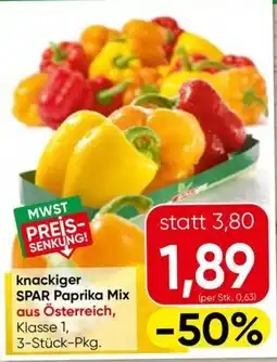 Eurospar knackiger SPAR Paprika Mix Angebot