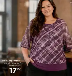 NKD 2-in-1 Langarmshirt Angebot