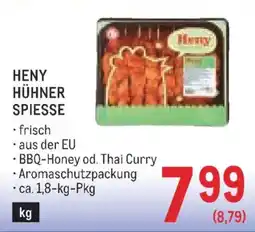 Metro HENY HÜHNER SPIESSE Angebot
