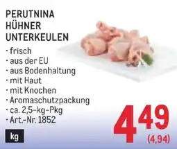 Metro Perutnina Hühner Unterkeulen Angebot