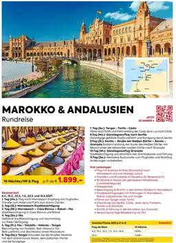 Billa Reisen MAROKKO & ANDALUSIEN Rundreise Angebot