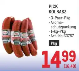 Metro Pick Kolbasz Angebot